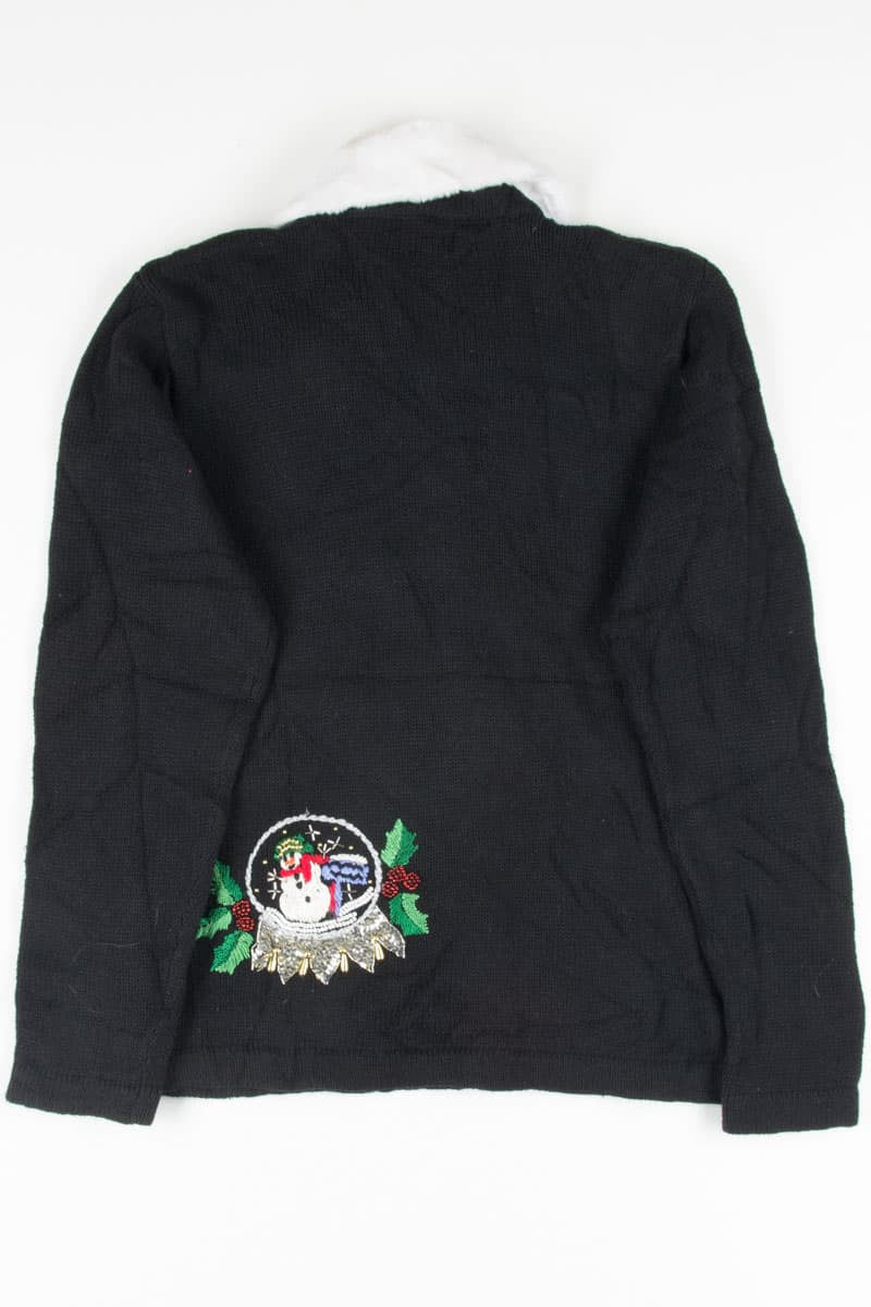 Black Ugly Christmas Cardigan 52660