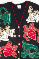 Black Ugly Christmas Cardigan 52671