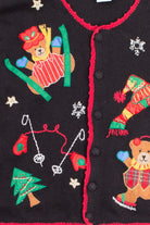 Black Ugly Christmas Cardigan 52722