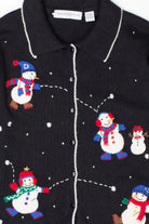 Black Ugly Christmas Cardigan 52725