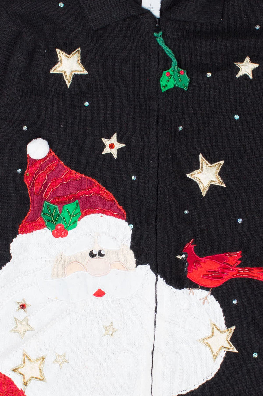 Black Ugly Christmas Cardigan 52738