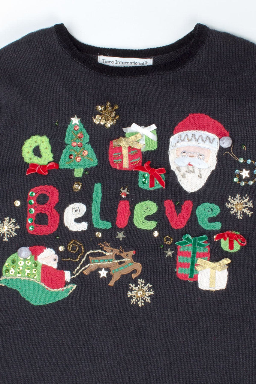 Black Ugly Christmas Pullover 52757