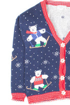 Blue Ugly Christmas Cardigan 52762