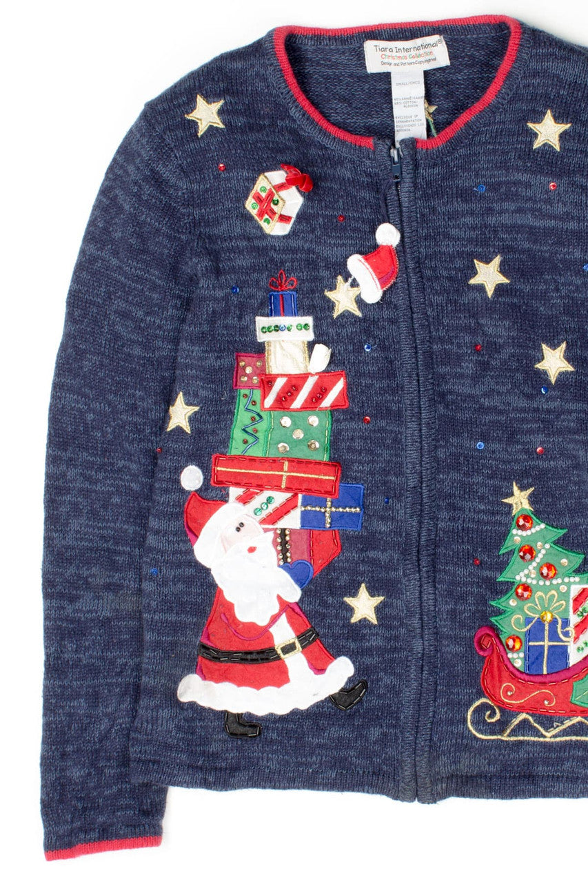 Black Ugly Christmas Cardigan 52774