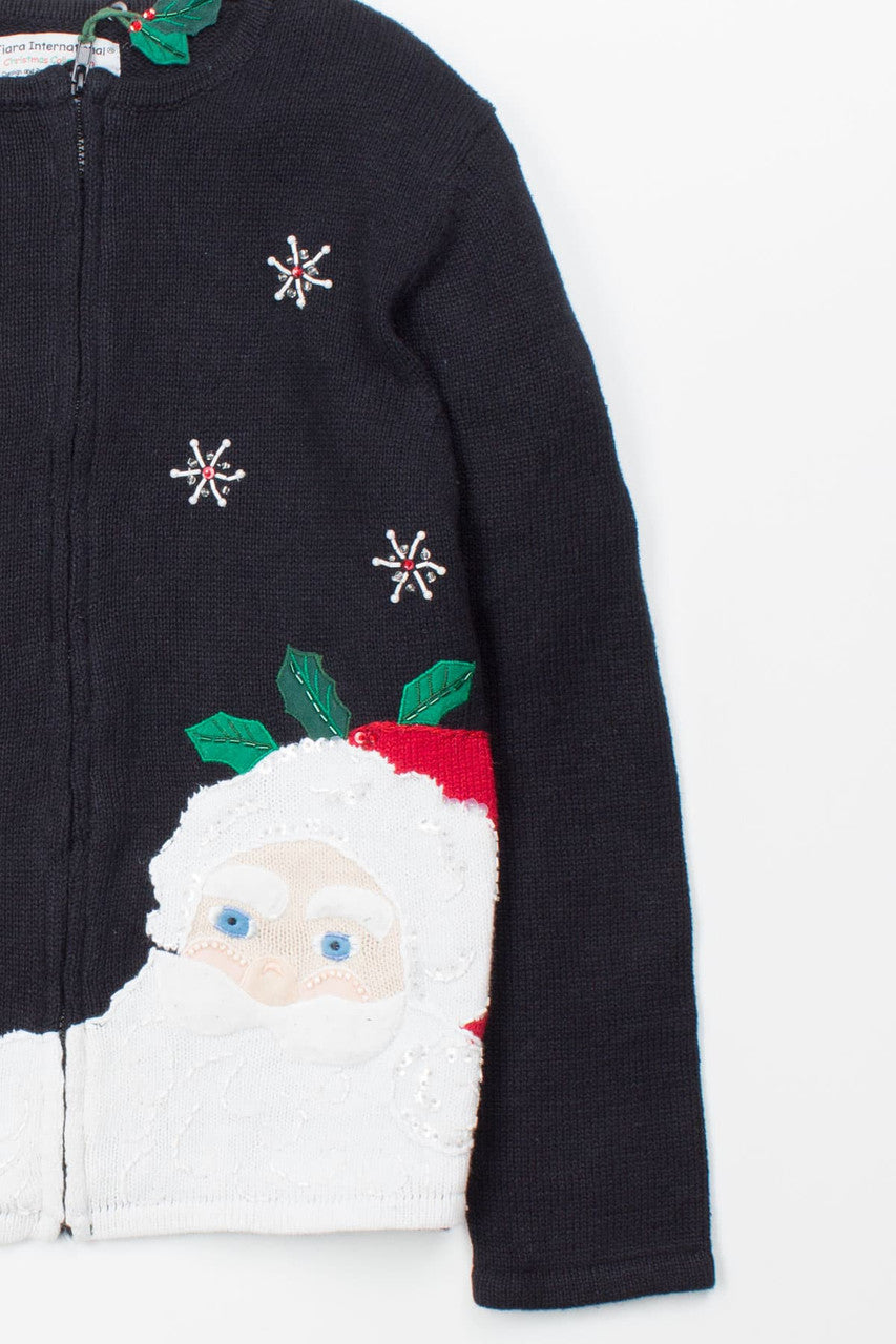 Black Ugly Christmas Cardigan 52780