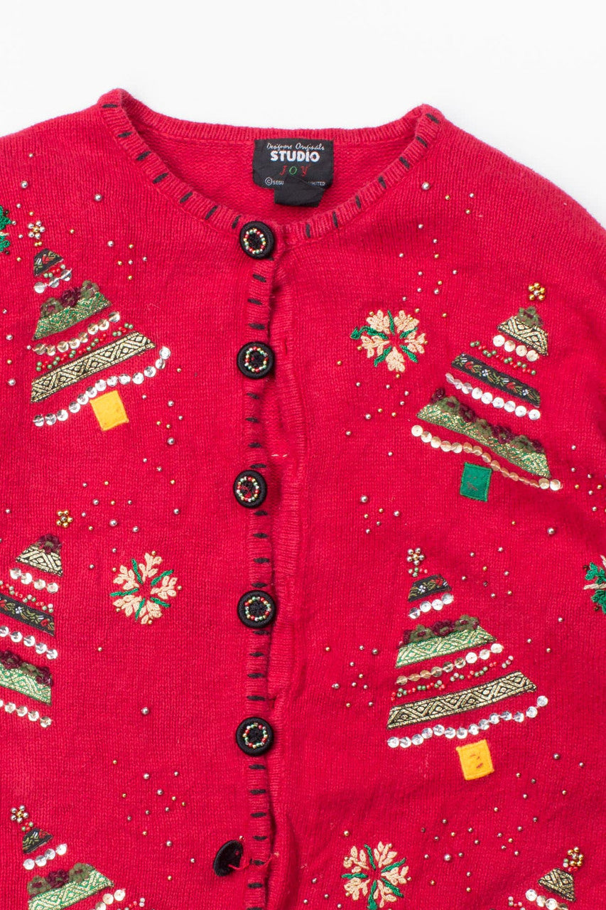 Red Ugly Christmas Cardigan 52795