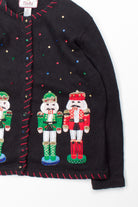 Black Ugly Christmas Cardigan 52796
