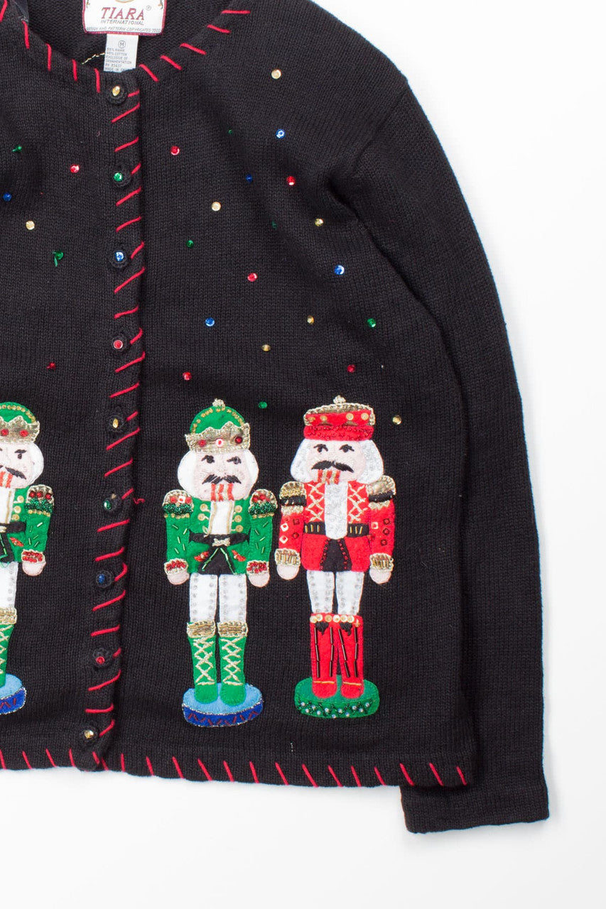 Black Ugly Christmas Cardigan 52796