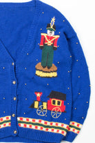 Blue Ugly Christmas Cardigan 52802