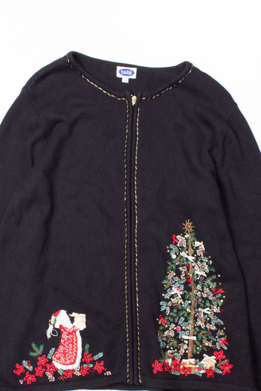 Black Ugly Christmas Cardigan 52798