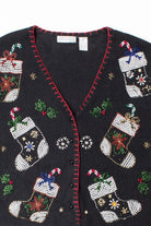 Black Ugly Christmas Cardigan 52806