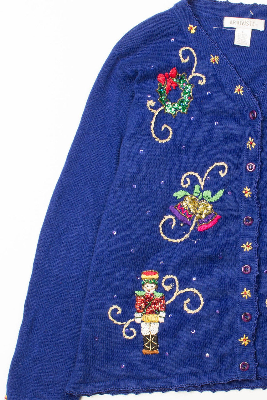 Blue Ugly Christmas Cardigan 52825