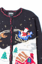 Black Ugly Christmas Cardigan 52826