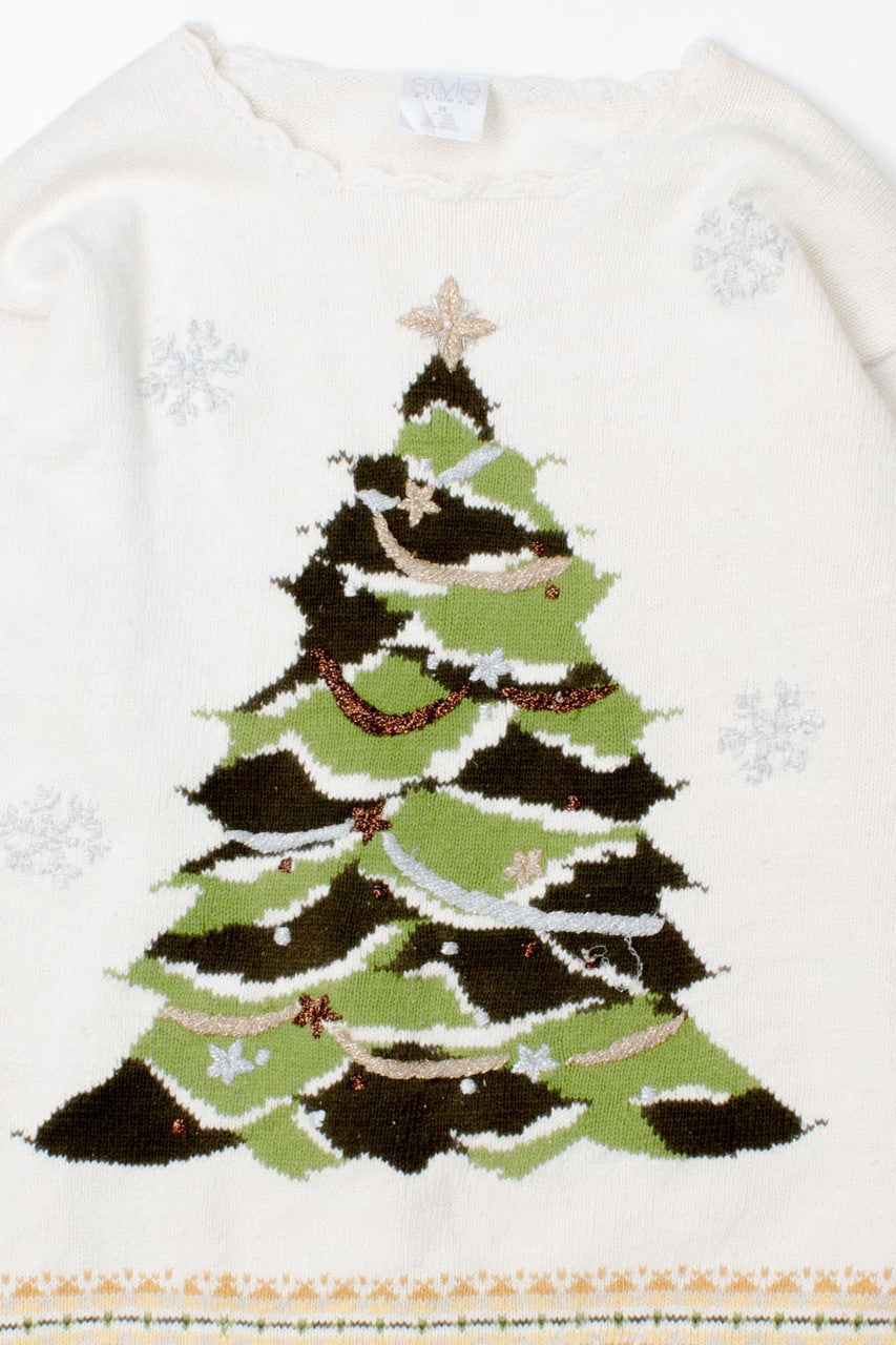 White Ugly Christmas Pullover 52852
