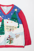 Multicolor Ugly Christmas Cardigan 52859