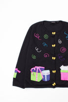 Black Ugly Christmas Cardigan 52868