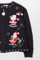 Black Ugly Christmas Cardigan 52871