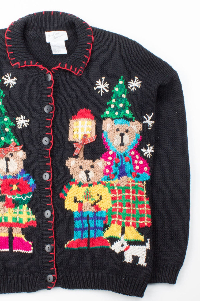 Black Ugly Christmas Cardigan 52900