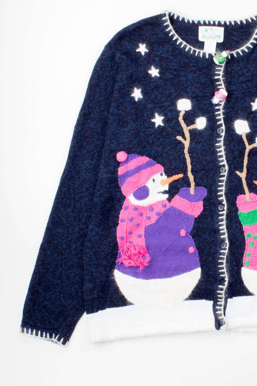 Blue Ugly Christmas Cardigan 52947