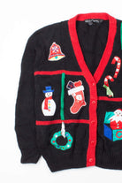 Black Ugly Christmas Cardigan 52961