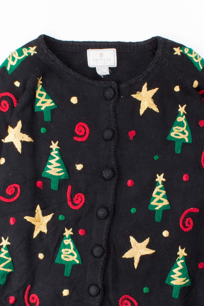 Black Ugly Christmas Cardigan 52983