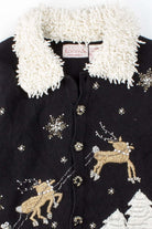 Black Ugly Christmas Cardigan 52986