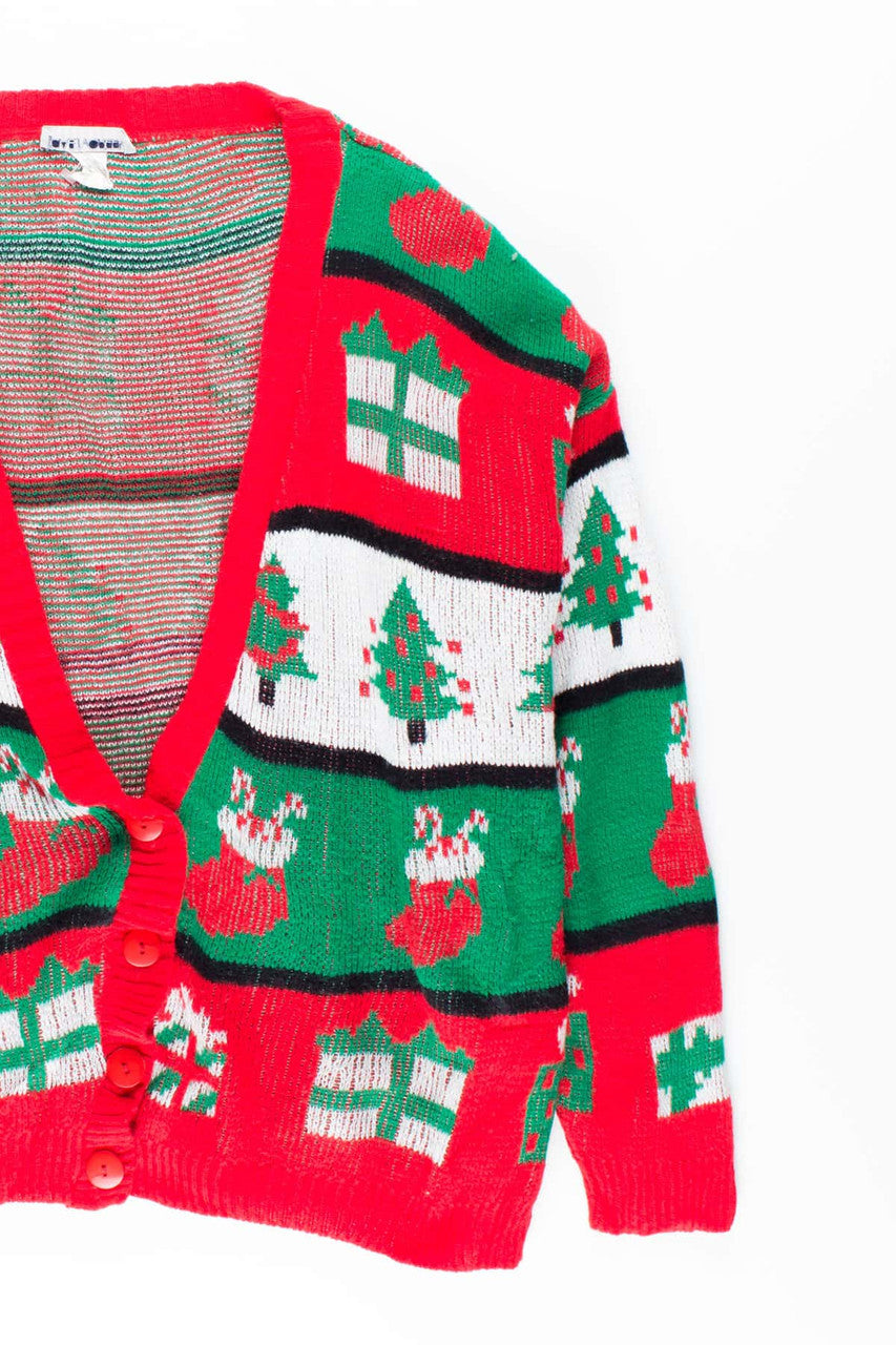 Red Ugly Christmas Cardigan 53040