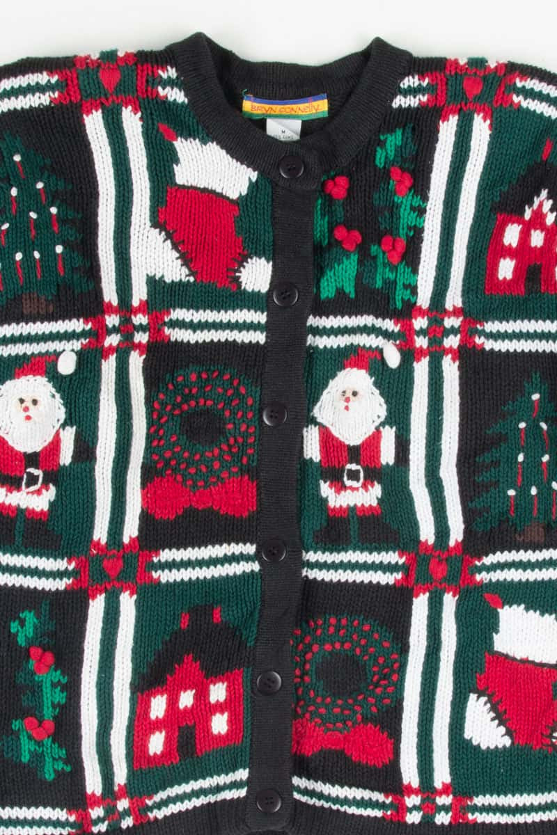 Black Ugly Christmas Cardigan 53062