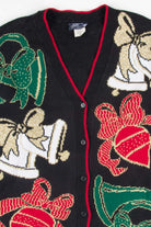 Black Ugly Christmas Cardigan 53167