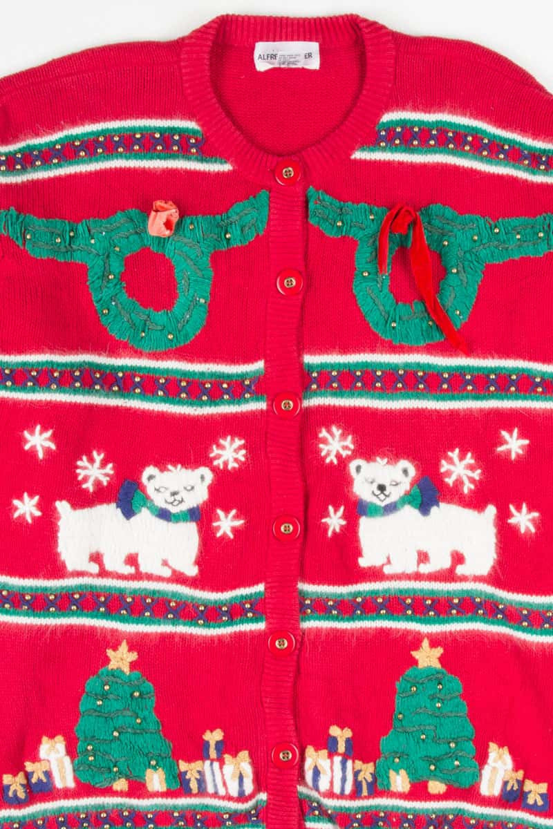 Red Ugly Christmas Cardigan 53194