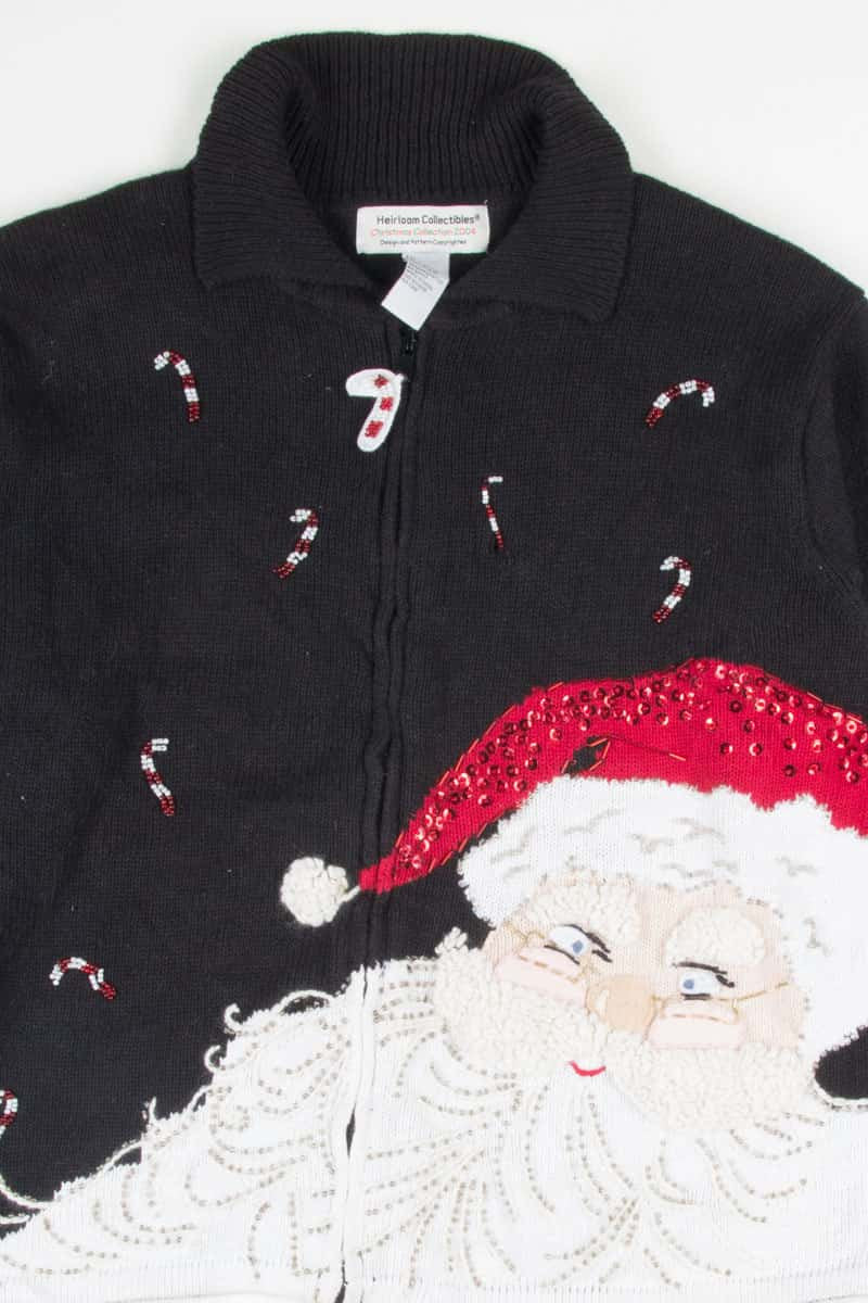 Black Ugly Christmas Cardigan 53198