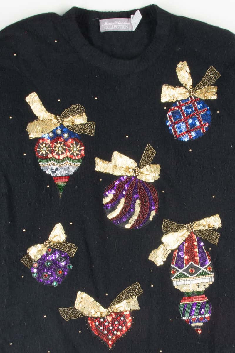 Black Ugly Christmas Pullover 53218