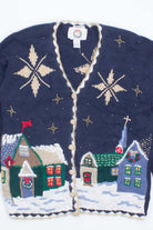 Blue Ugly Christmas Cardigan 53260