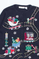 Black Ugly Christmas Cardigan 53270
