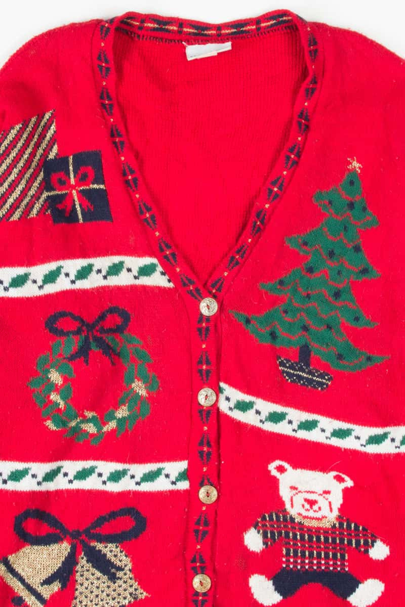 Red Ugly Christmas Cardigan 53283