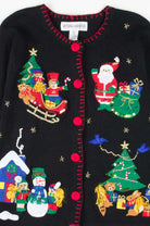 Black Ugly Christmas Cardigan 53343