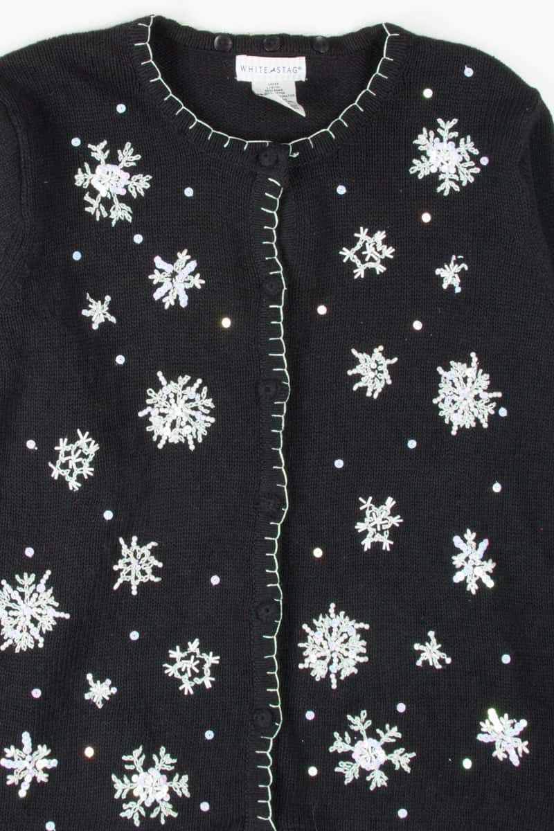 Black Ugly Christmas Cardigan 53348