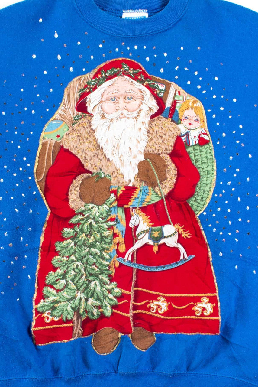 Blue Ugly Christmas Sweatshirt 53383