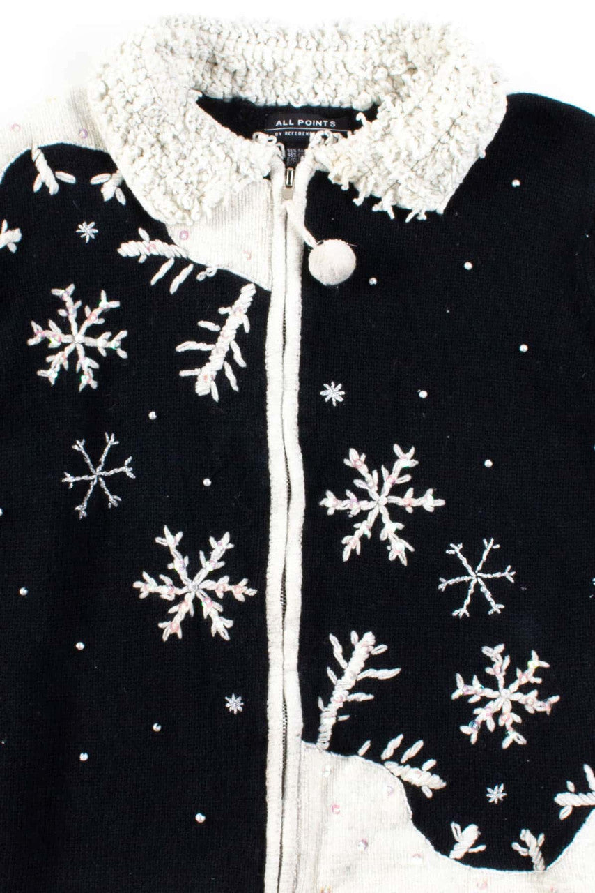 Black Ugly Christmas Cardigan 53448