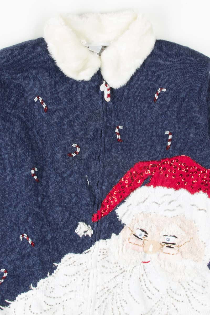 Blue Ugly Christmas Cardigan 53461