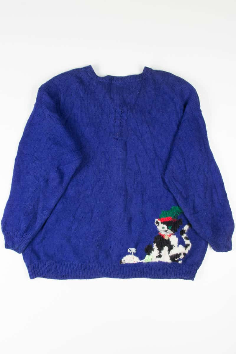Blue Ugly Christmas Cardigan 53462