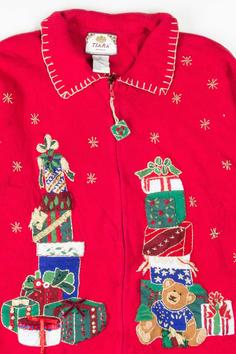 Red Ugly Christmas Cardigan 53466