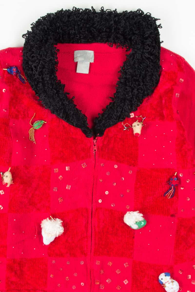 Red Ugly Christmas Cardigan 53467