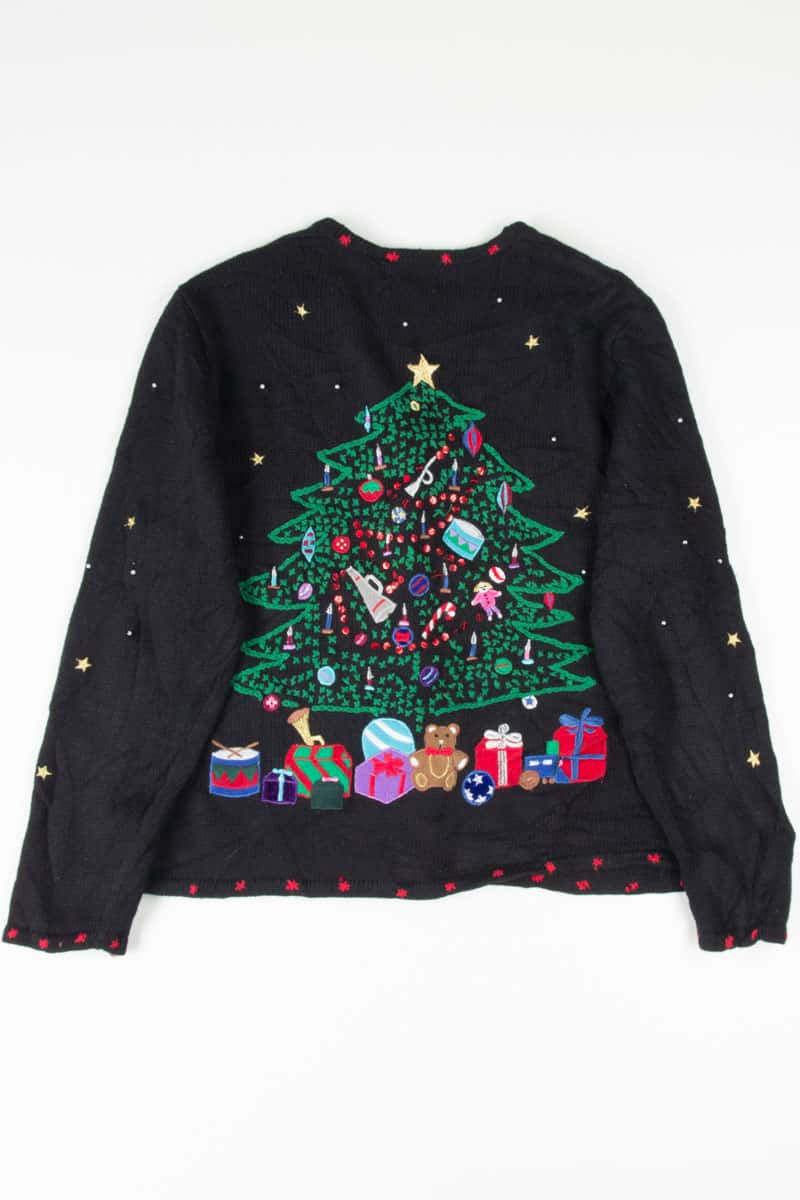 Black Ugly Christmas Cardigan 53469