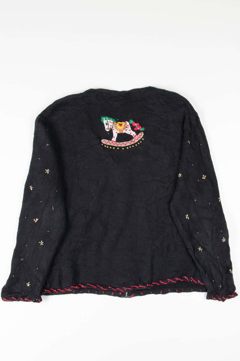 Black Ugly Christmas Cardigan 53472