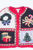 Red Ugly Christmas Cardigan 53490