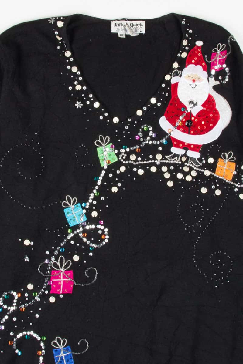 Black Ugly Christmas Pullover 53520