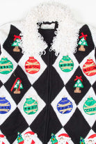 Black Ugly Christmas Cardigan 53541