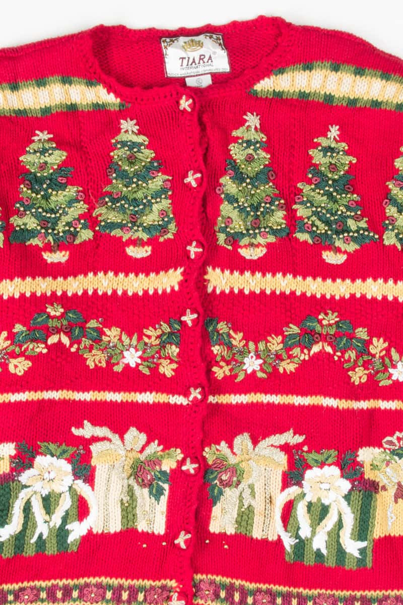 Red Ugly Christmas Cardigan 53542