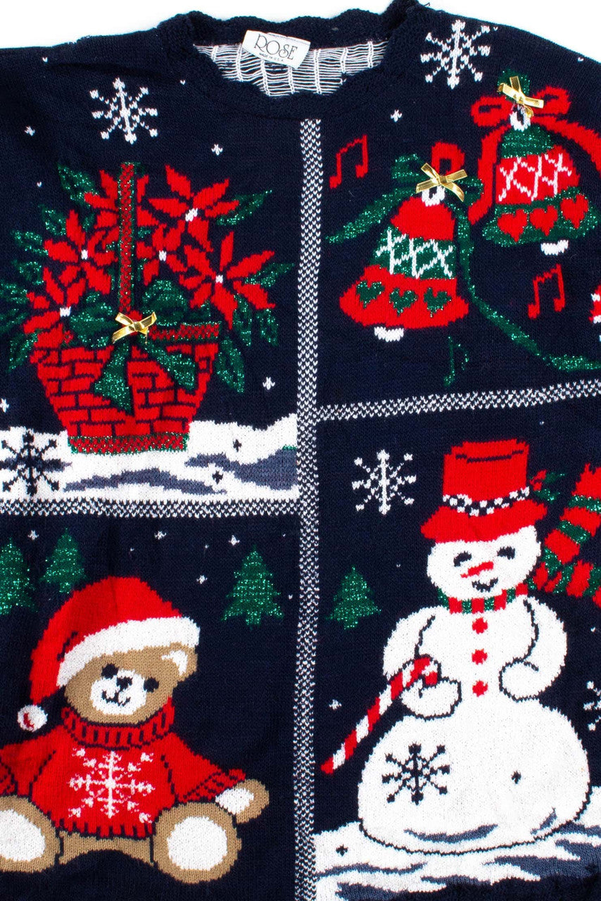 Blue Ugly Christmas Pullover 53577